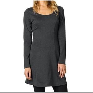 PrAna Soskia Dress Womens Medium Athlesiure Ponte Minimalist Gorpcore Stretchy